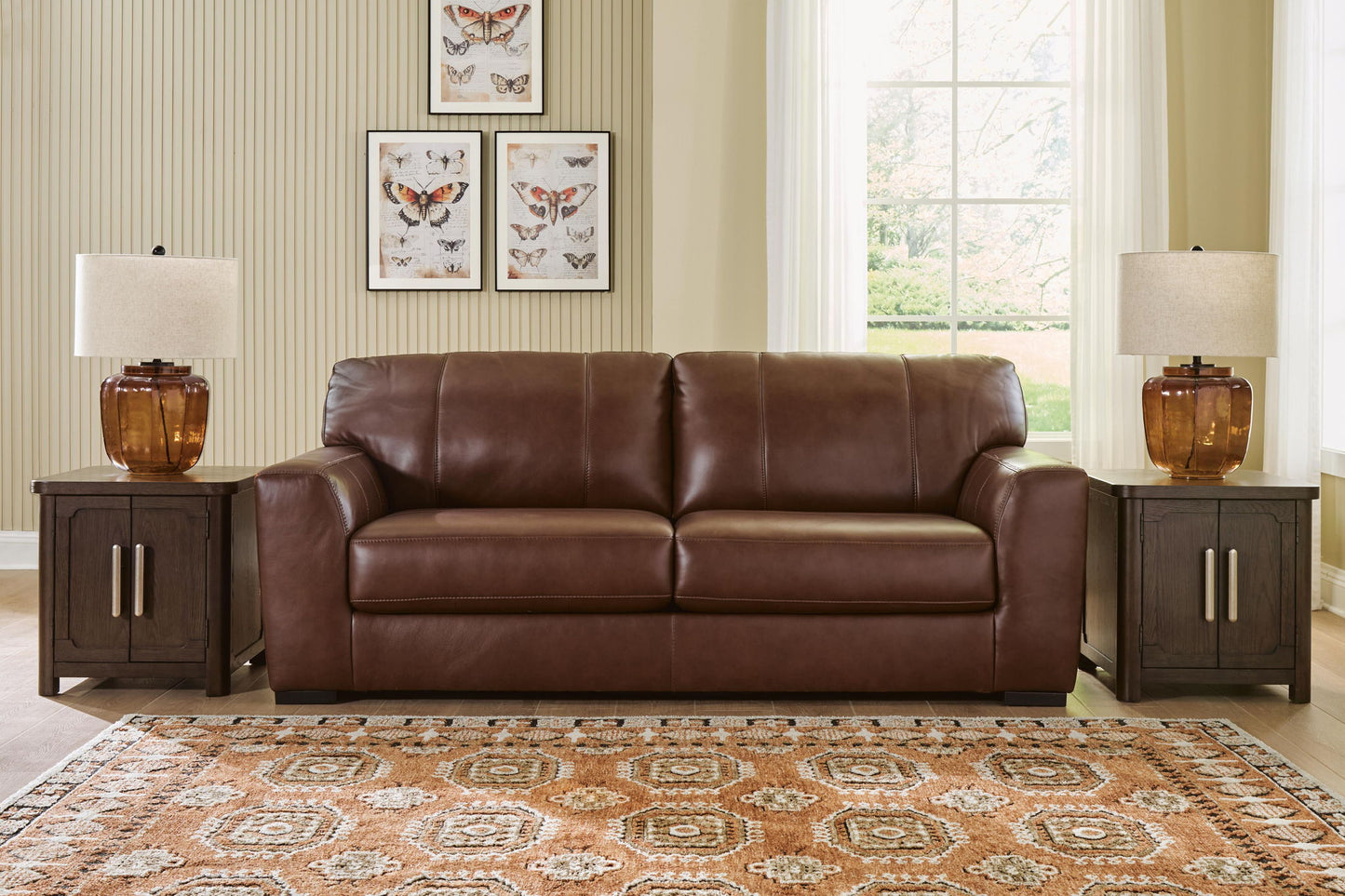 Brogliano - 3 Pc. - Sofa, Oversized Chair And Ottoman - Canyon