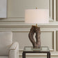 Namath - Wood Table Lamp - Brown