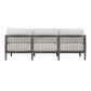 Borneo - Outdoor Sofa - Brown / Oyster White