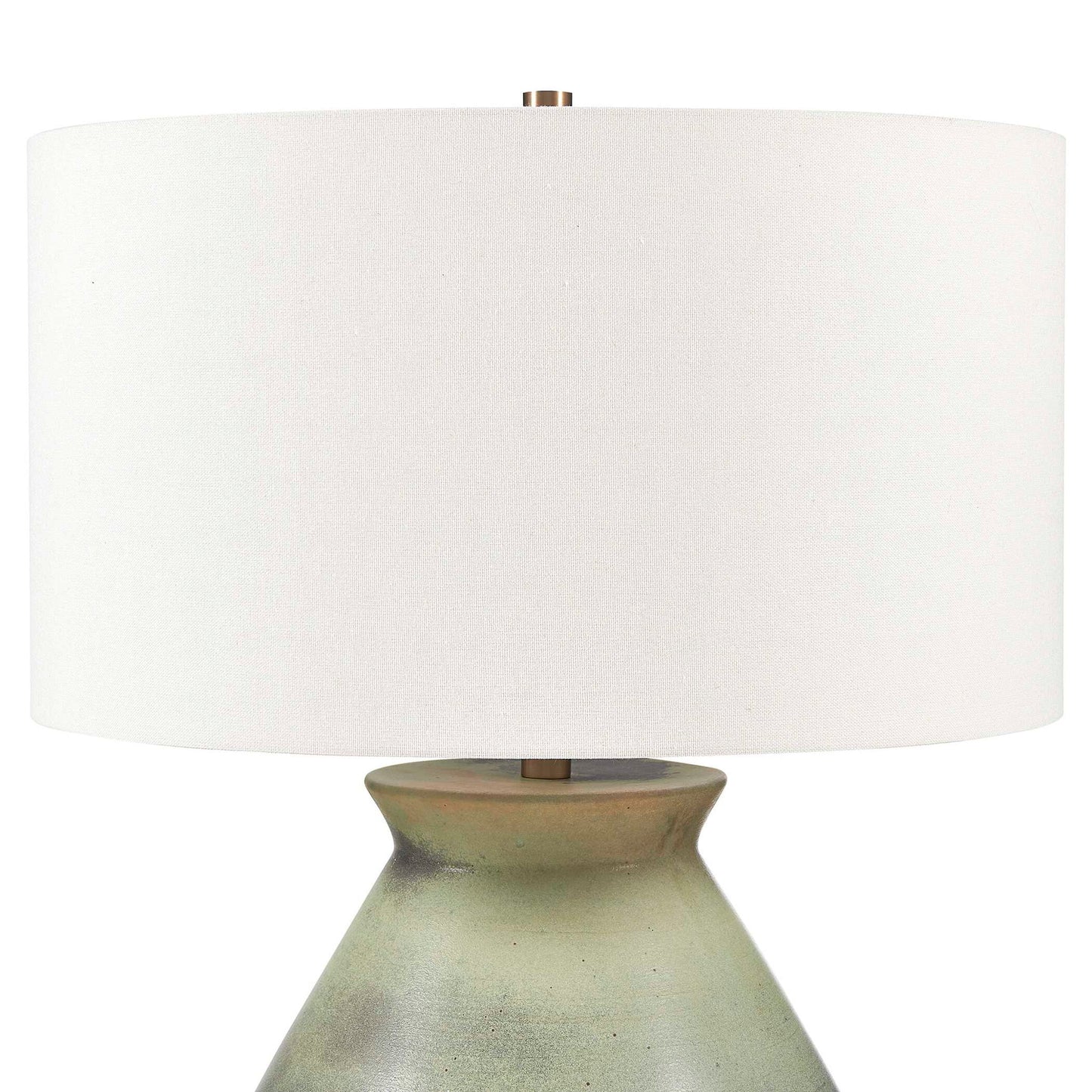 Natrone - Table Lamp - Brown,Gray,Green