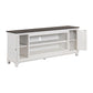 Fireplace TV Consoles - 80" Fireplace TV Console FTS - White