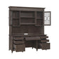 Paradise Valley - Credenza & Hutch - Saddle Brown