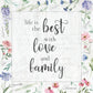 Love And Family By Kristen Brockmon (Framed) - Gray