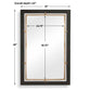 Guerra - Mirror - Walnut & Brass