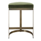 Ivanna - Brass Counter Stool - Moss