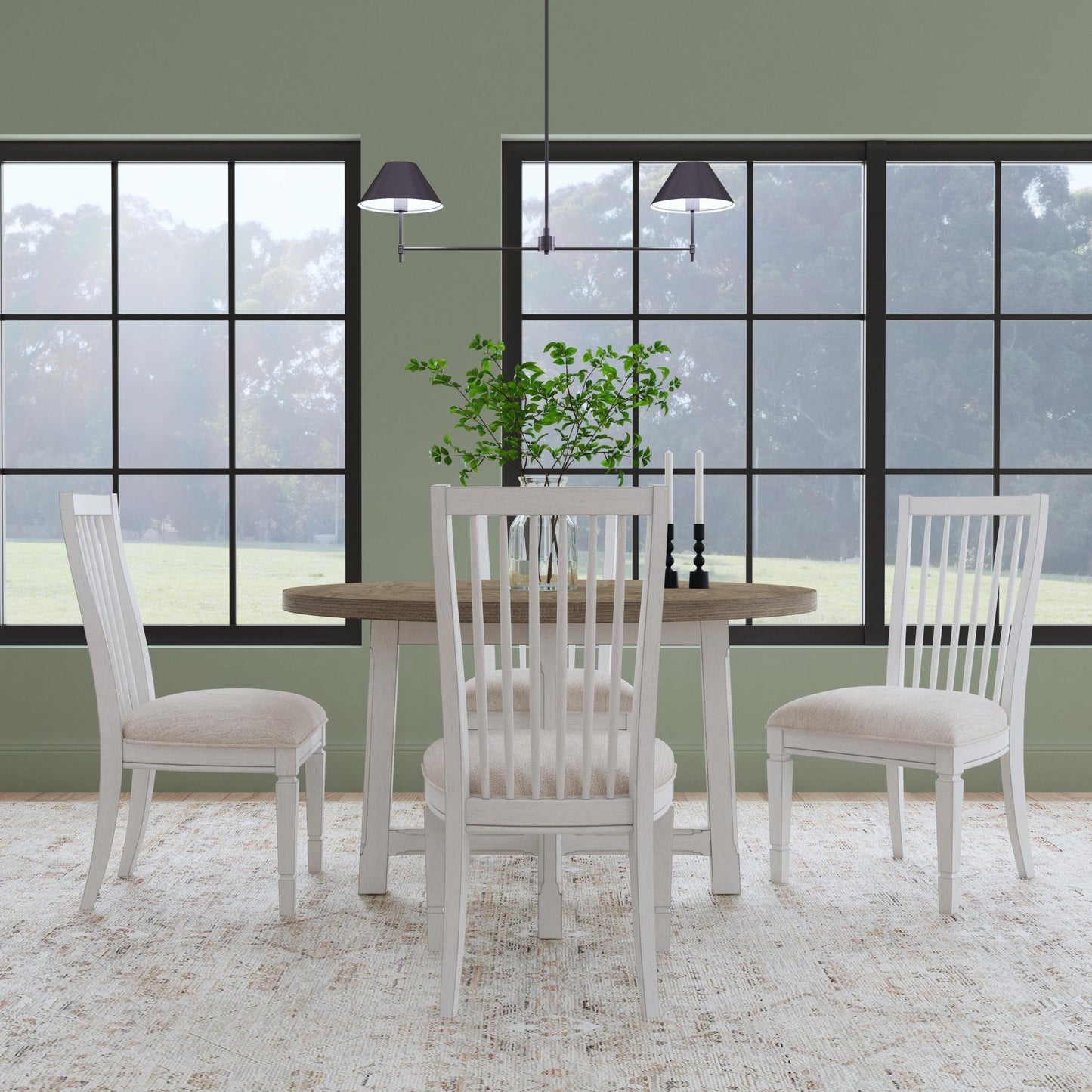Melody - Round Dining Table - White