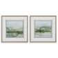 Soft Sage - Abstract Landscape Prints (Set of 2) - Gray