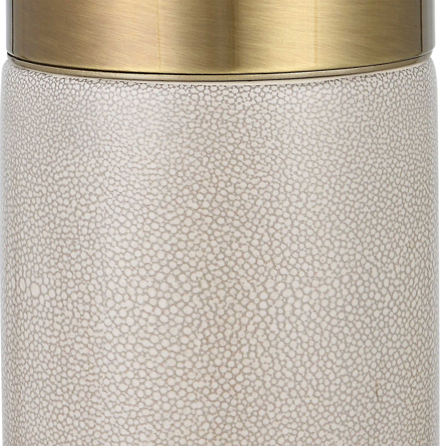 Adelia - Ivory & Brass Table Lamp