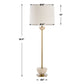 Hemisphere - Buffet Lamp - Brass