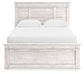 Makidern - Panel Storage Bed With 2 Under Bed Storage Units