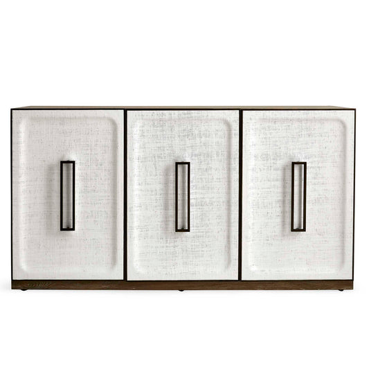 Linen 3 Door Cabinet - White