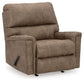 Navi - 3 Pc. - Sofa, Loveseat, Rocker Recliner - Fossil