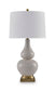 Weswick - Ceramic Table Lamp - Cream / Gold Finish
