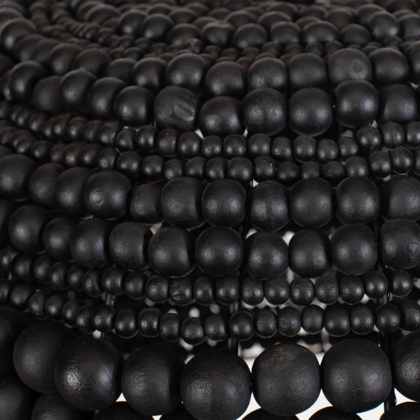 Persephone - Bead 1 Light Pendant - Black