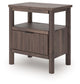 Pamytta - One Drawer Night Stand - Brown