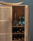 Pellamour - Bar Cabinet - Natural Brown