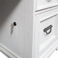 Allyson Park - Credenza - Wirebrushed White / Charcoal