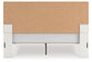 Zuraleus - Upholstered Panel Platform Bed With Roll Slats