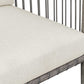 Borneo - Outdoor Dining Chair - White / Dark Gray