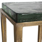 Preston - Square Accent Table - Brass,Gold