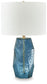 Tallow - Glass Table Lamp - Blue