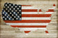 American Flag By Daniela Santiago (Small) - Red