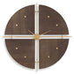 Walnut Elegance - Wall Clock