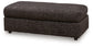 Lentiz - Oversized Accent Ottoman - Onyx