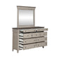 Ivy Hollow - Dresser & Mirror - Weathered Linen / Dusty Taupe