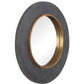 Saul - Round Mirror - Black