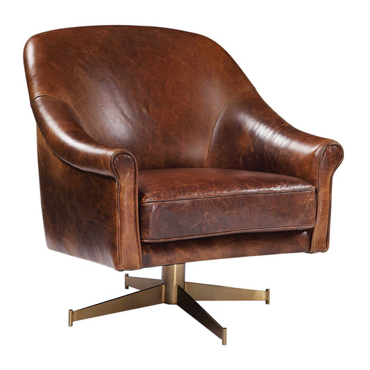 Ellington - Swivel Chair - Brown