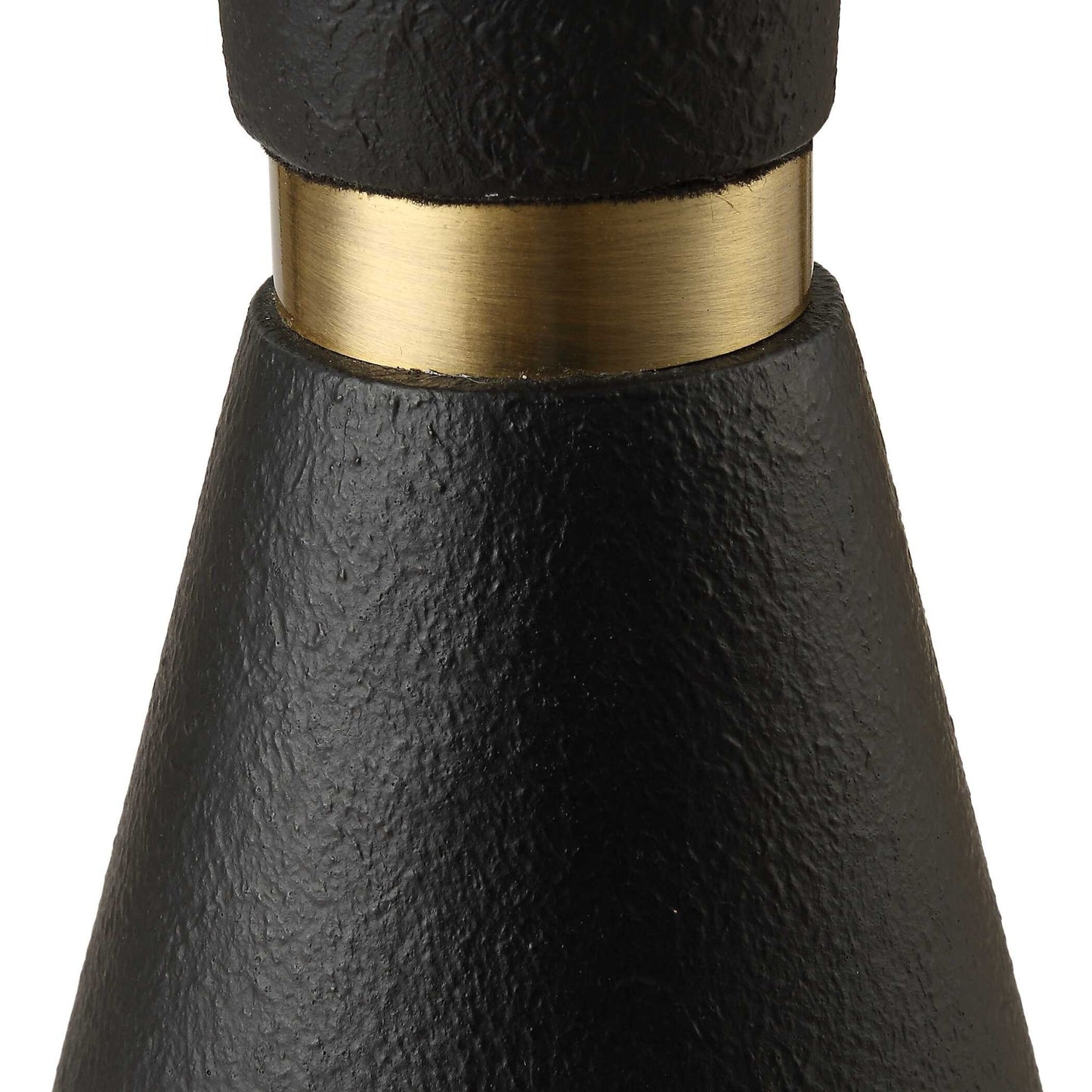 Layla - Black Tapered Floor Lamp