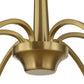 Barcelona - 6 Light Brass Chandelier - Gold