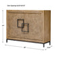 Paltrow - Burl 2 Door Cabinet - Woodtone