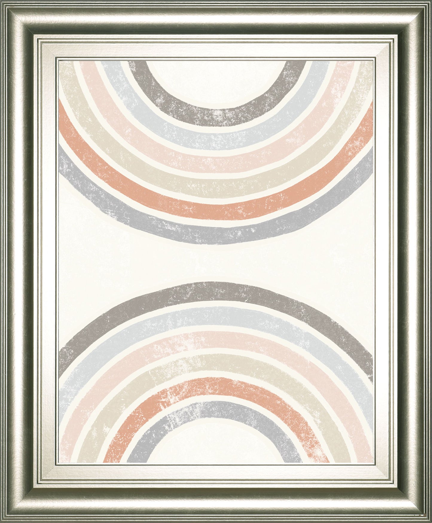Over The Rainbow I By Moira Hershey - Framed Print Wall Art - Beige