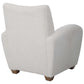 Teddy - Shearling Accent Chair - White