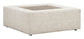 Ashbourne Estate - Oversized Accent Ottoman - Snowstone