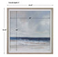 Distant Land - Framed Print - Blue