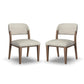 Lyra - Upholstered Barrel Chairs (Set of 2) - Pearl Silver