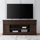 Fireplace TV Consoles - 84" Fireplace TV Console FTS - Brown