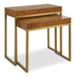 Burl-esque - Wooden Nesting Tables (Set of 2)