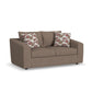 Chevy - Fabric Loveseat - Brown