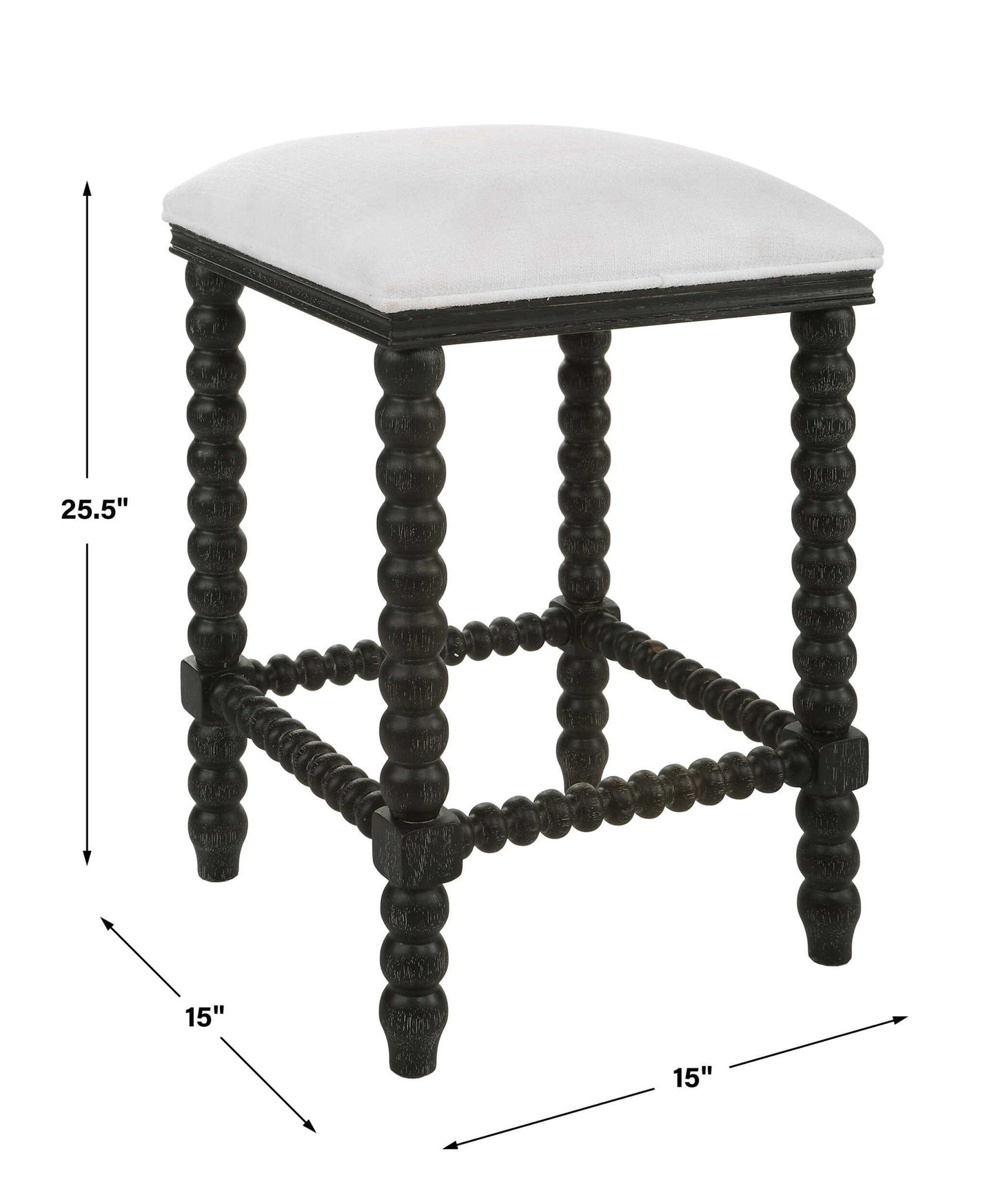 Pryce - Backless Counter Stool - Black