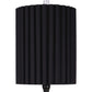 "Obsidian Elegance" Metal Buffet Lamp (Set of 2) - Black / Clear Crystal