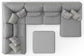 Titan - Sectional With Comfort Coil Seating, Cocktail Ottoman And Accent Pillows Included