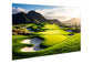 Sunlit Fairway Tempered Glass - Green / White