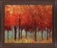 Crimson Canopy - 28" x 34" Framed Wall Art - Red