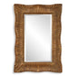 Emerson - Scalloped Antique Gold Mirror
