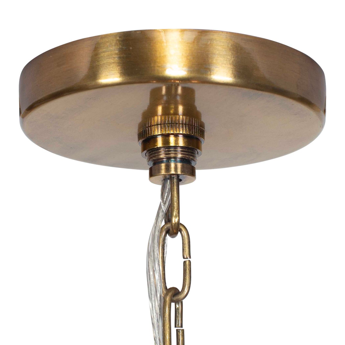 Water Hyacinth - 4 Light Woven Pendant - Light Brown