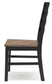 Wildenauer - Dining Room Side Chair (Set of 2) - Brown / Black